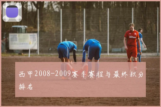 西甲2008-2009赛季赛程与最终积分排名